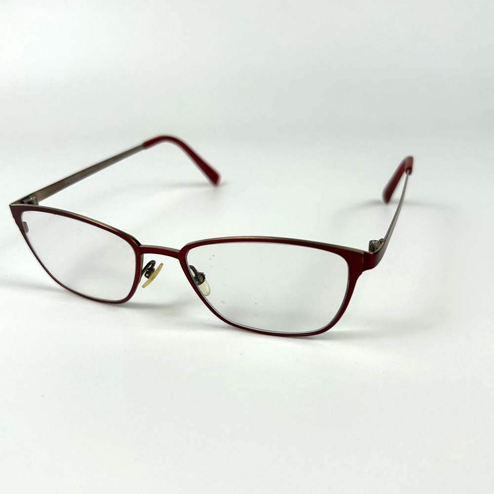 Modo Model 4212 Womens Eyeglasses Frame Titanium Red Metal Full Rim 50-16-138 mm